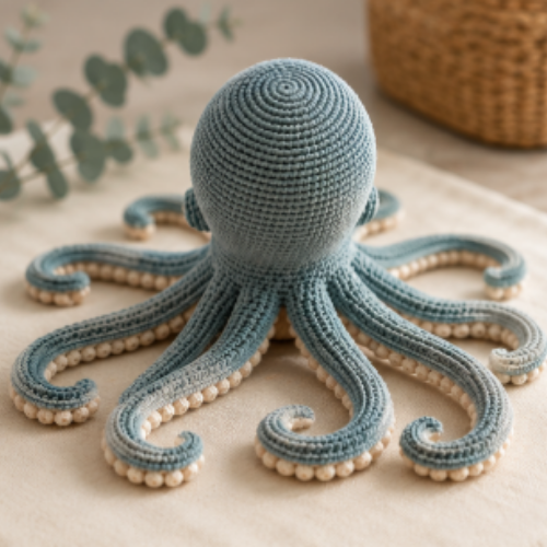 Crochet Amigurumi Octopus Pattern (PDF)