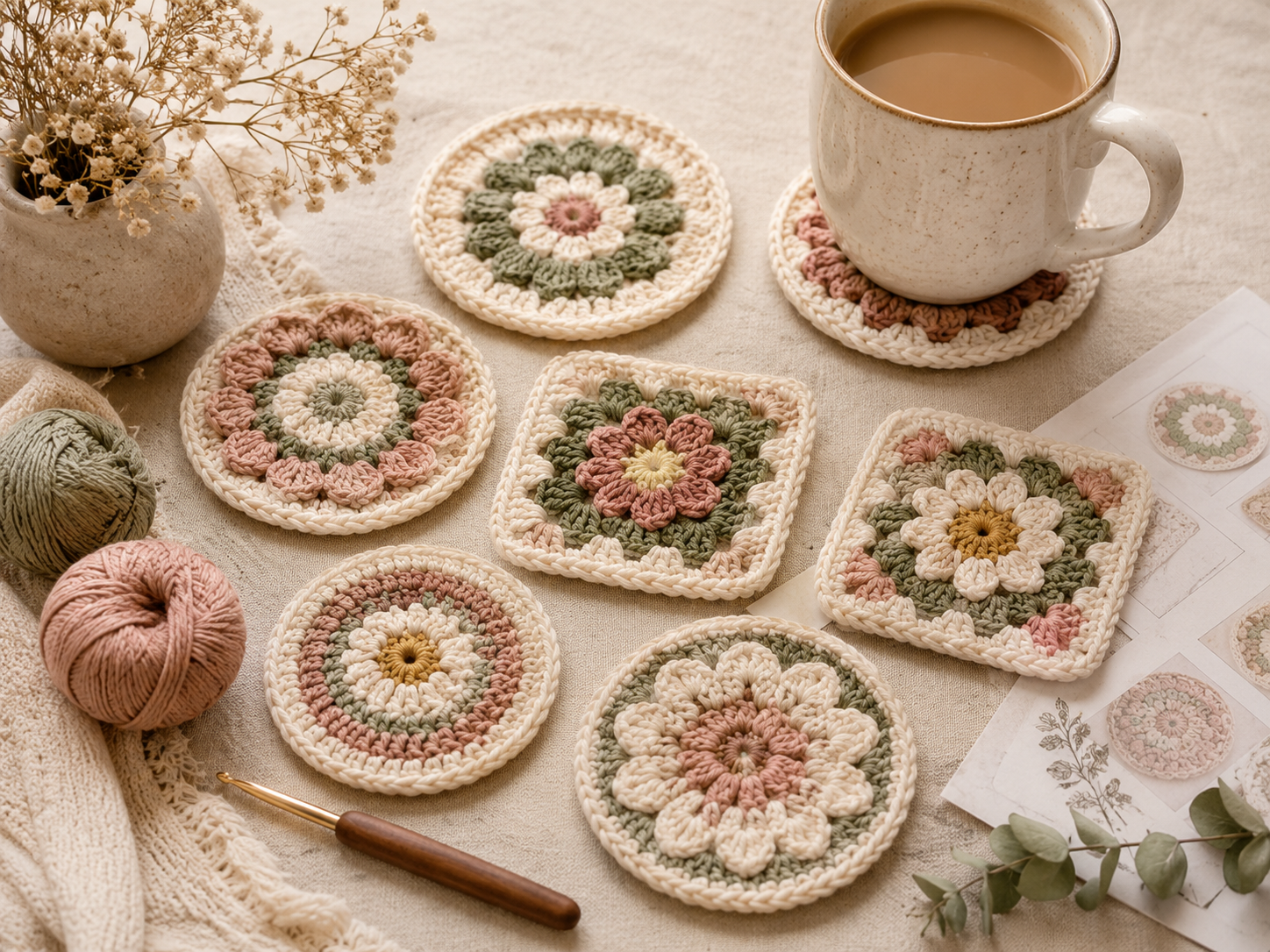 Crochet Coaster Patterns