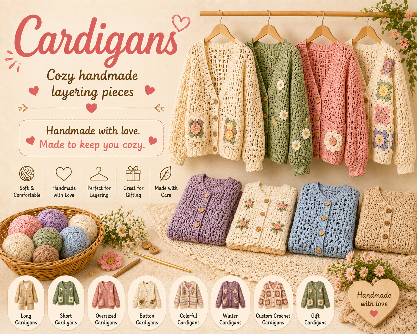 crochet cardigan