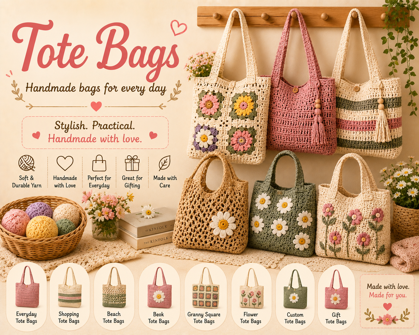 Crochet Tote Bags