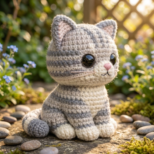 Amigurumi Cat Crochet Pattern (PDF)