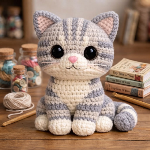 Amigurumi Cat Crochet Pattern (PDF)
