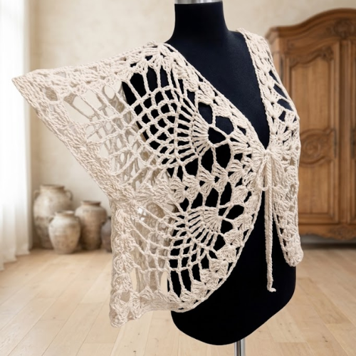 Butterfly Wing Cardigan Crochet Pattern (PDF)