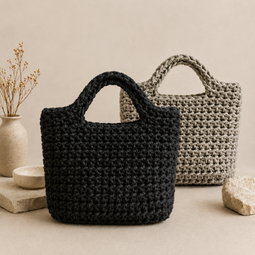 Chunky Yarn Crochet Tote Bag Pattern (PDF)