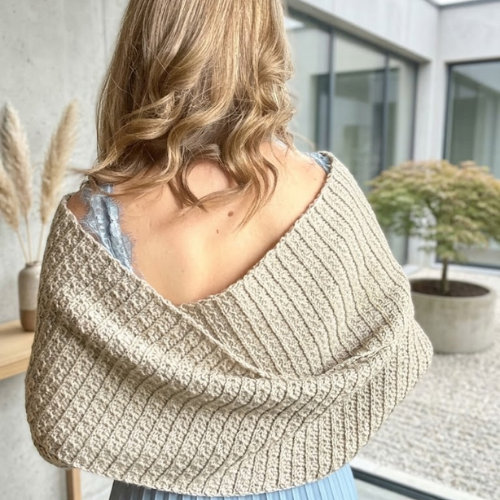 Cozy Off-Shoulder Crochet Sweater Pattern (PDF)