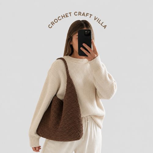 Crochet Handmade Basic Tote Bag Pattern (PDF)