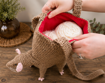 Crochet Handmade Rat Tote Bag (PDF)