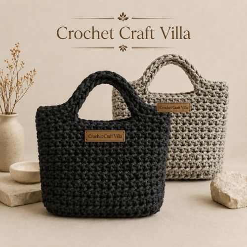 Modern Crochet Tote Bag Pattern (PDF)