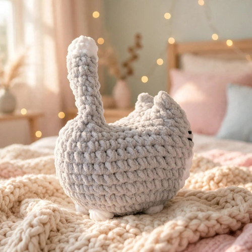 Crochet No Sew Cat Pattern (PDF) | One Piece