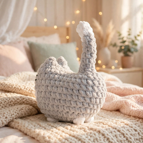 Crochet No Sew Cat Pattern (PDF) | One Piece