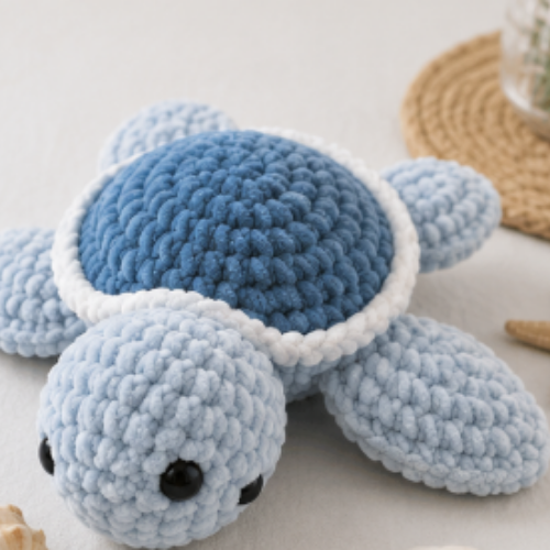 Crochet Sea Turtle Plush Pattern (PDF)