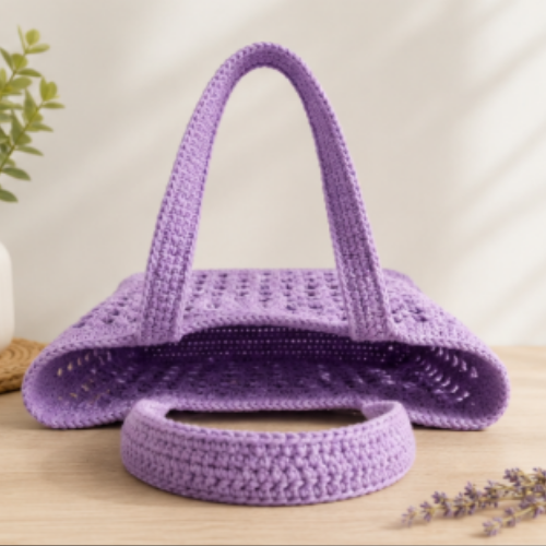 Crochet Shell Stitch Tote Bag Pattern (PDF)