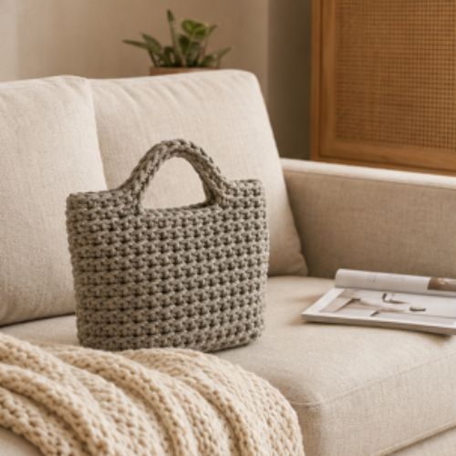 Modern Crochet Tote Bag Pattern (PDF)