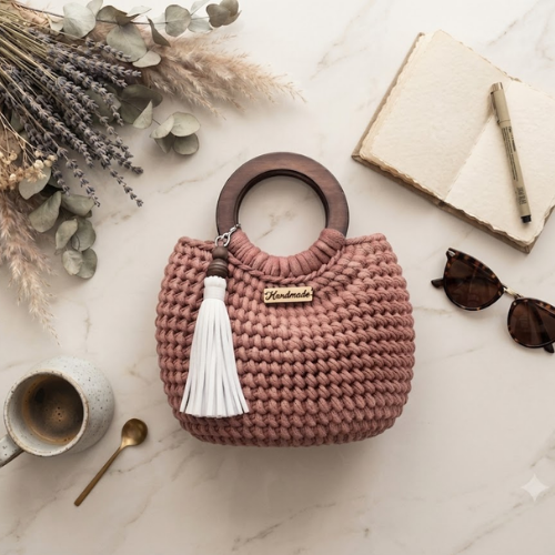 Elegant Handmade Crochet Handbag Pattern (PDF)