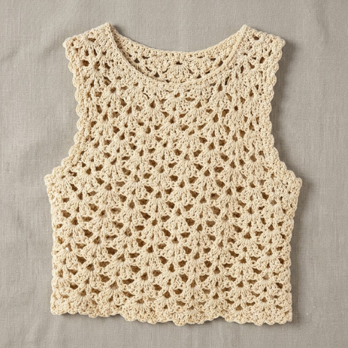 Lace Crochet Tank Top Pattern (PDF)