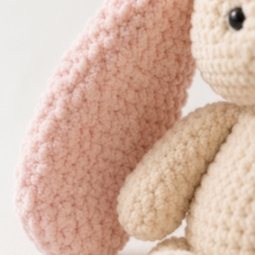 Long Ear Bunny Crochet Toy Pattern (PDF)