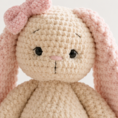 Long Ear Bunny Crochet Toy Pattern (PDF)