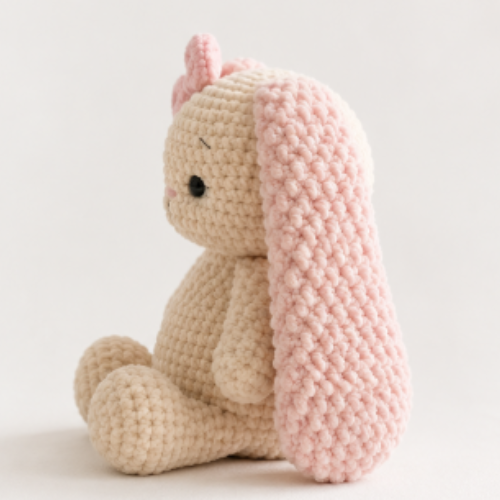 Long Ear Bunny Crochet Toy Pattern (PDF)