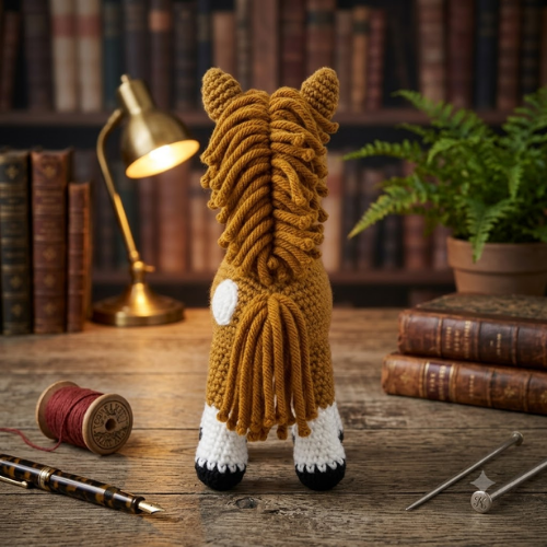 Mini Crochet Horse Amigurumi Pattern PDF | Cute Plush Pony Crochet Toy Pattern