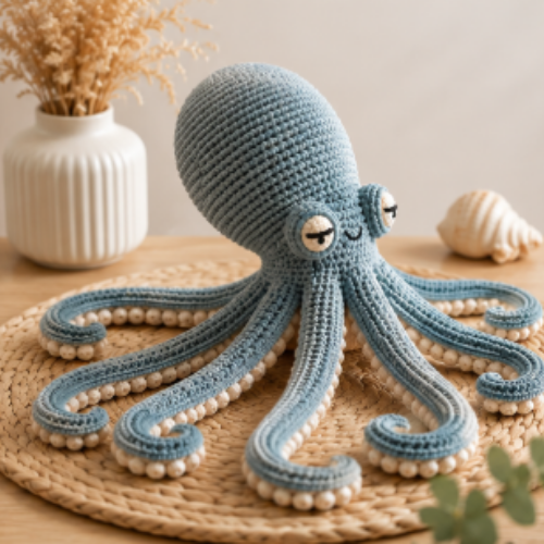 Crochet Amigurumi Octopus Pattern (PDF)